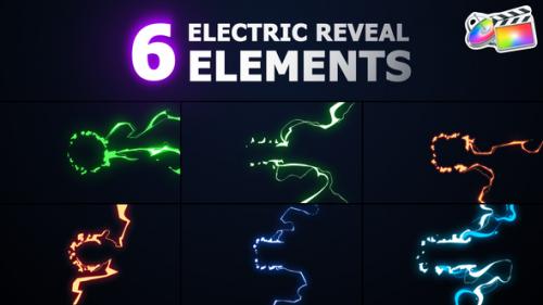 Electric Reveal Elements | FCPX - 51473762