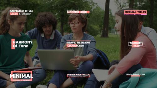 Minimal Titles | MOGRT - 51475916