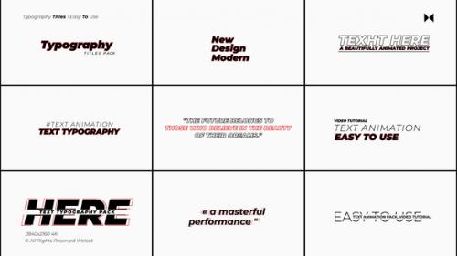 09 Typography Titles | FCPX - 51476869