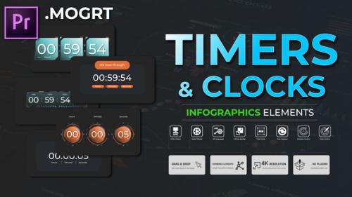 Infographic - Timers And Clocks MOGRT - 51480832