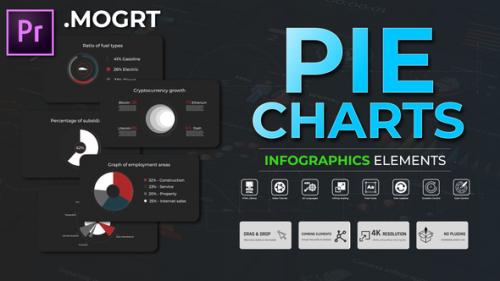 Infographic - Pie Charts MOGRT - 51480898