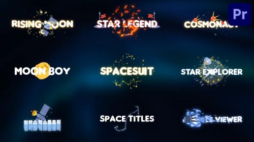 Space Exploration Titles for Premiere Pro - 51499067