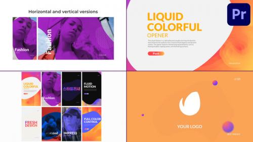 Liquid Colorful Opener for Premiere Pro - 51499701