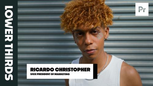 10 Animated Lower Thirds | Premiere Pro - 51501193