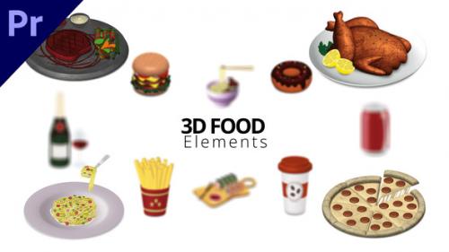 3D Food Elements - 51514468