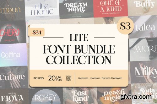 Lite Collection Font Bundle