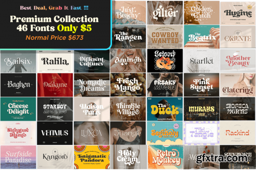 Best Seller Premium Font Bundle 94085097