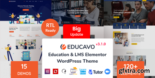 Themeforest - Educavo - Education WordPress Theme 28715006 v3.1.0 - Nulled