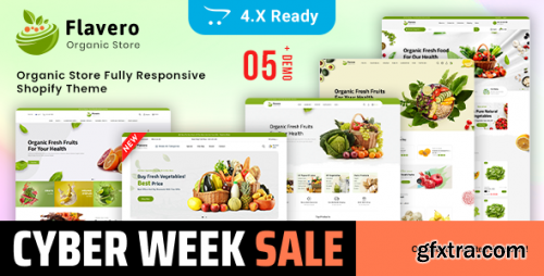 Themeforest - Flavero - Organic Food OpenCart Store 27191094 v2.0.7 - Nulled