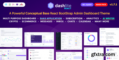 Themeforest - DashLite - React Admin Dashboard Template 34797909 v1.7.1 - Nulled
