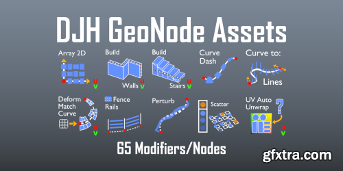 DJH GeoNodes library v10 (Blender 4.0)