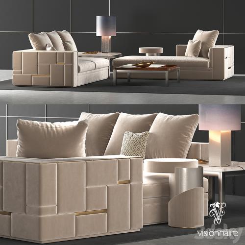 Visionnaire Babylon sofa set