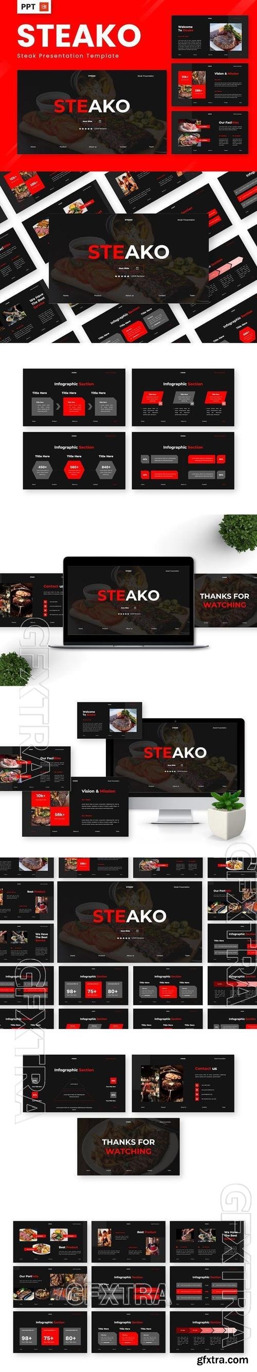 Steako - Steak Powerpoint Templates 5WTDBE9 Steako - Steak Powerpoint Templates 5WTDBE9