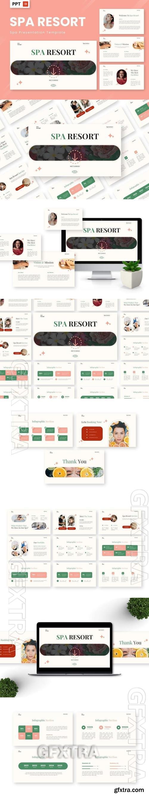 Spa Resort - Spa Powerpoint Templates VJRKKFT