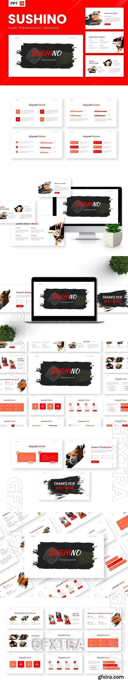 Sushino - Sushi Powerpoint Templates ZF9P2EJ Sushino - Sushi Powerpoint Templates ZF9P2EJ