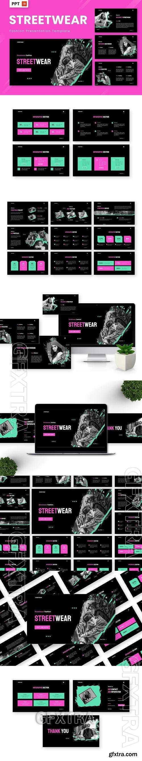 Streetwear - Streetwear Fashion Powerpoint LTVVJFD Streetwear - Streetwear Fashion Powerpoint LTVVJFD