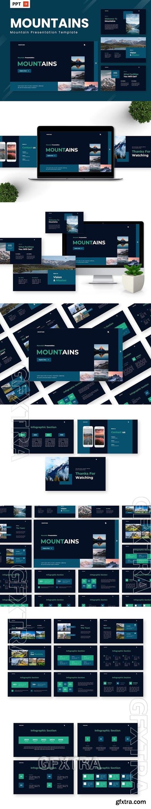 Mountains - Mountain Powerpoint Templates ZP9UYY3