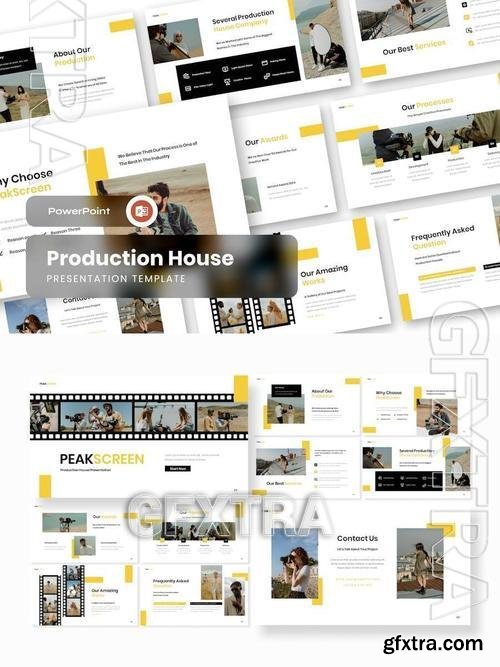 Production House Presentation Template PowerPoint EDUQHSN Production House Presentation Template PowerPoint EDUQHSN