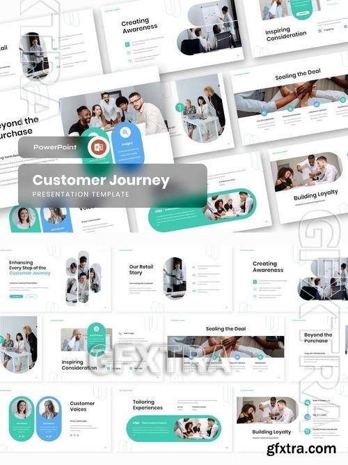 Customer Journey Presentation Template PowerPoint XKLKP69