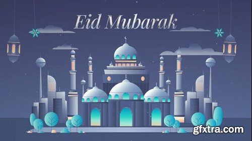 Videohive Eid Mubarak Pop-Up Card Intro 51615704 Videohive Eid Mubarak Pop-Up Card Intro 51615704