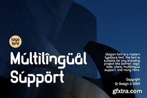 Ubiglan - Sans Modern Logo Font KBNSXLA