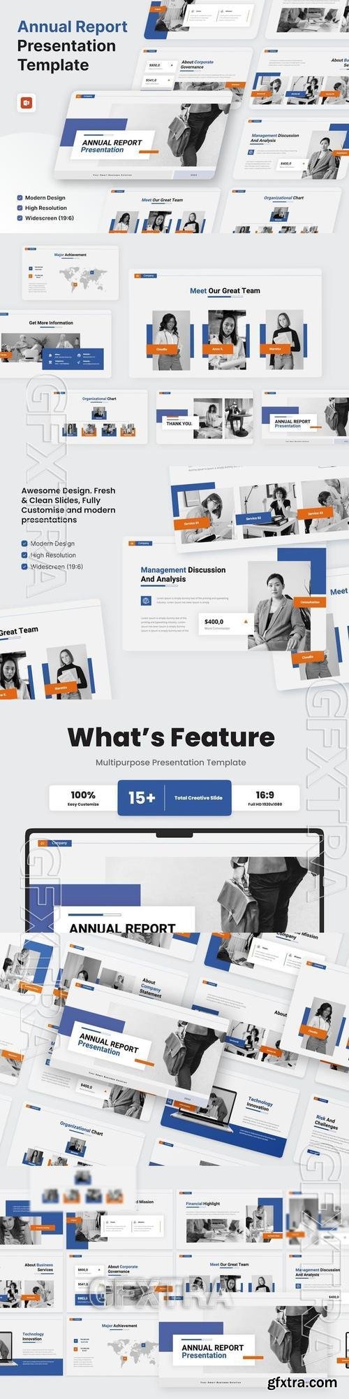 Annual Report PowerPoint Template DHCQYQQ Annual Report PowerPoint Template DHCQYQQ