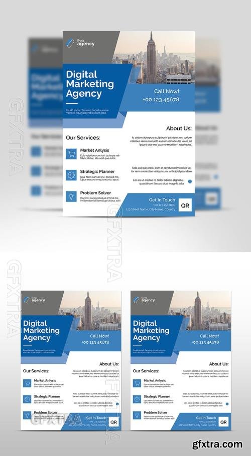 Digital Business Flyer Layout 715623247