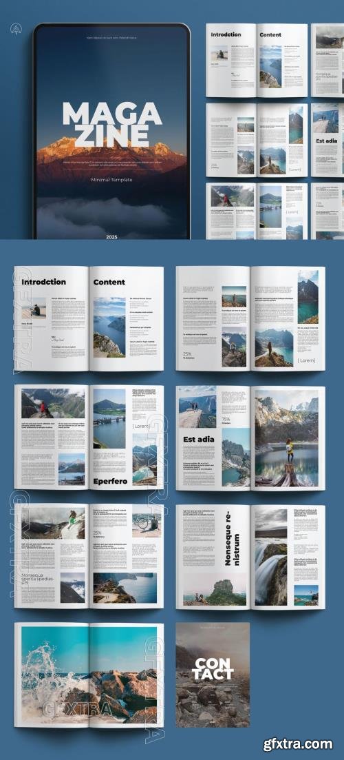 Minimal Magazine Template 715610704 Minimal Magazine Template 715610704