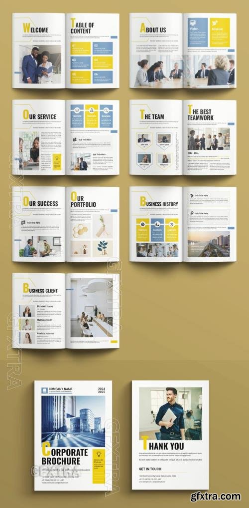 Corporate Brochure Layout Template 716694393 Corporate Brochure Layout Template 716694393