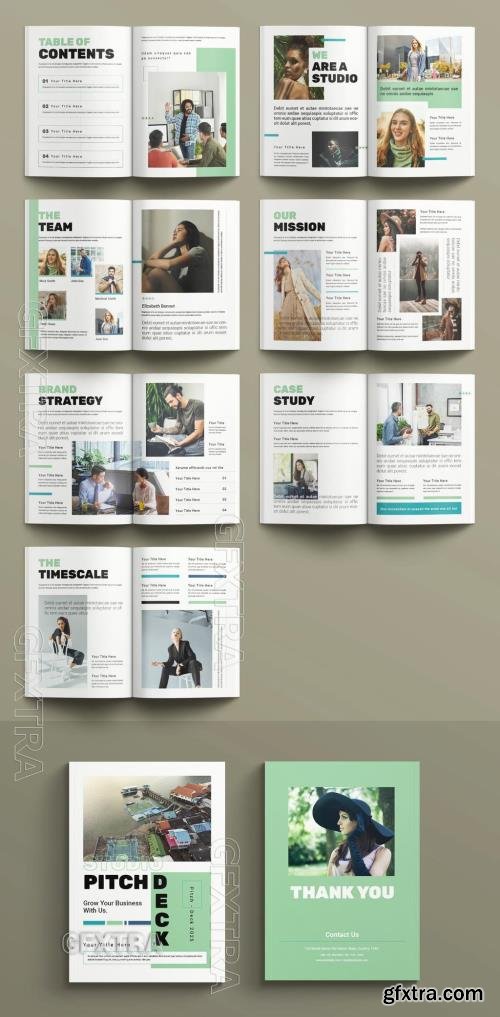 Pitch Deck Template Design Layout Template 716694025