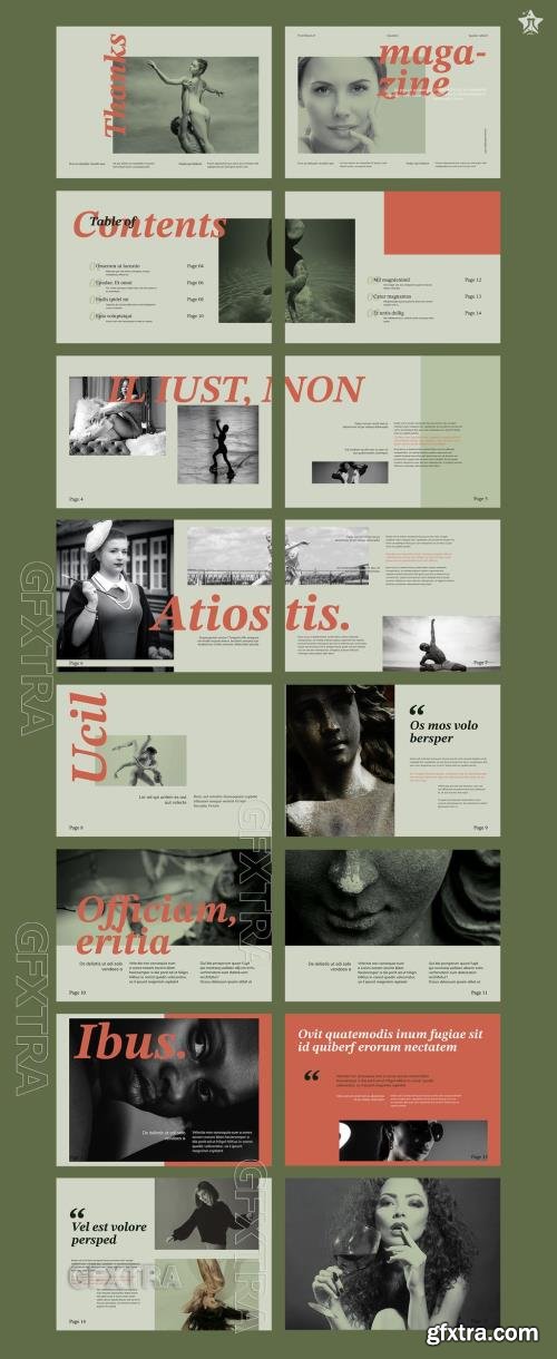 Magazine Landscape Layout 716651548