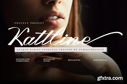 Kattline - Unique Script Font UJDCFBE