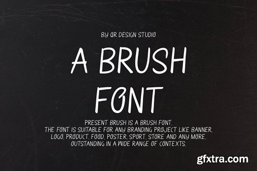 Present Brush - Marker & Rustic Font GNJTV98