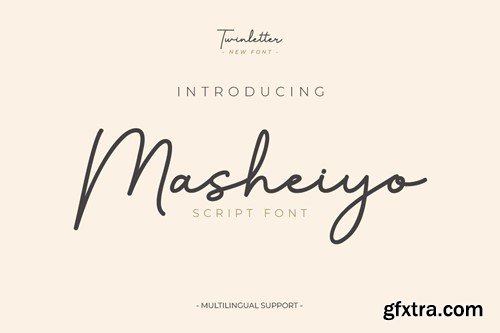 Masheiyo - Script Monoline Font ECEJ8D8
