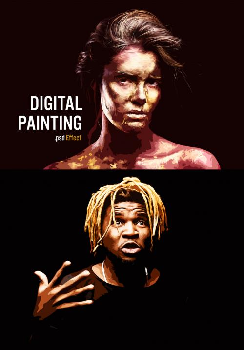 Digital Painting Effect