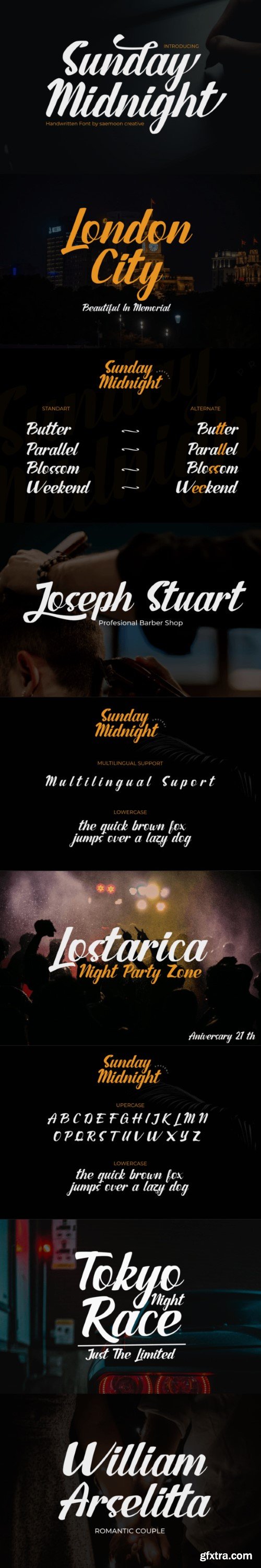 Sunday Midnight Font