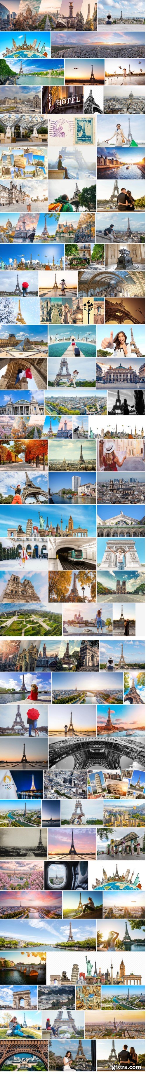 Paris Travel Destinations Stock Images
