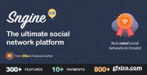 CodeCanyon - Sngine - The Ultimate PHP Social Network Platform v3.12 - 13526001 - Nulled