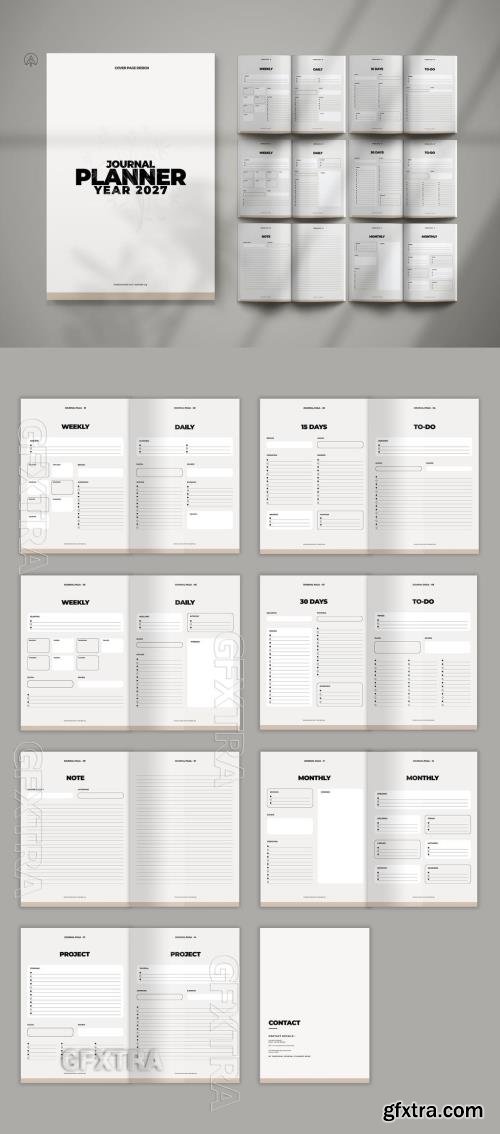 Journal Planner Template 717900743