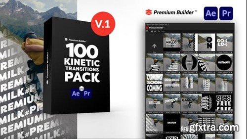 Videohive Kinetic Transitions Pack 49401595