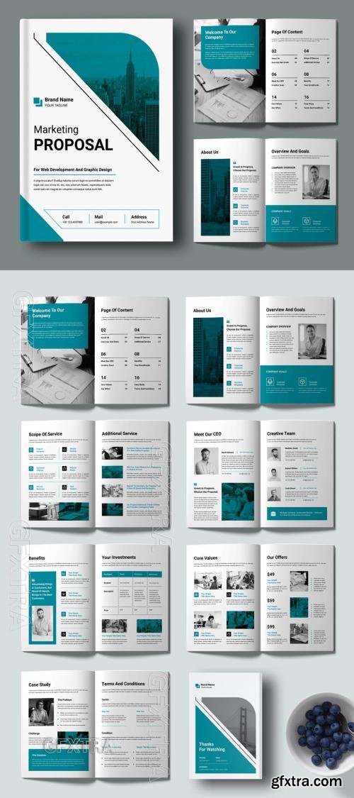 Marketing Proposal Template Layout 718545706