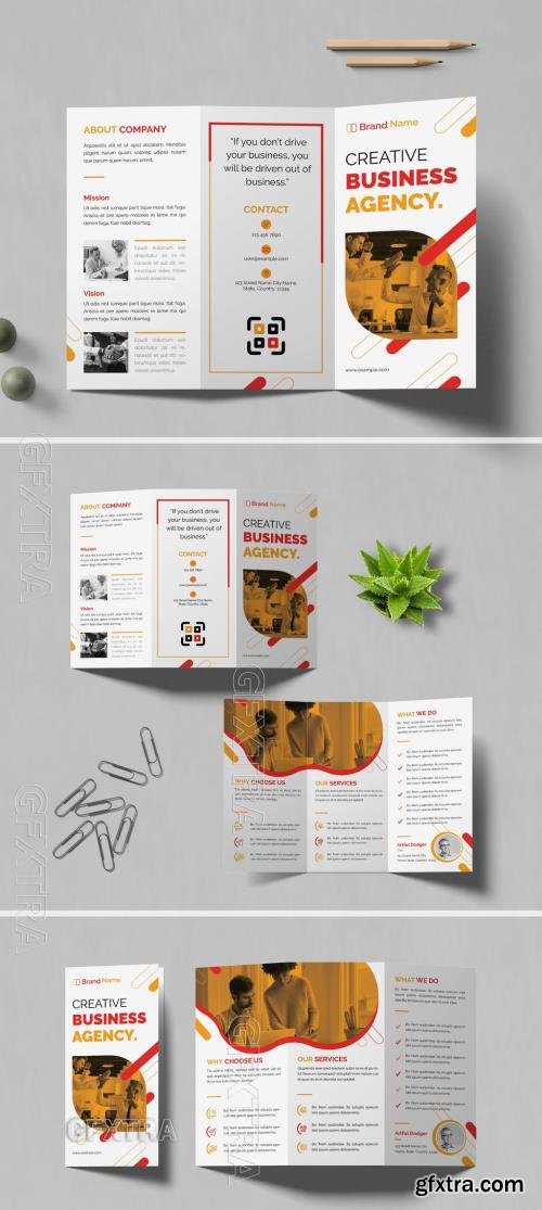 Business Trifold Brochure Layout 718545570