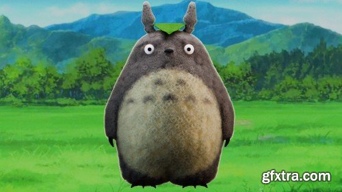 My neighbor Totoro in 3D Blender 4. Beginners Course