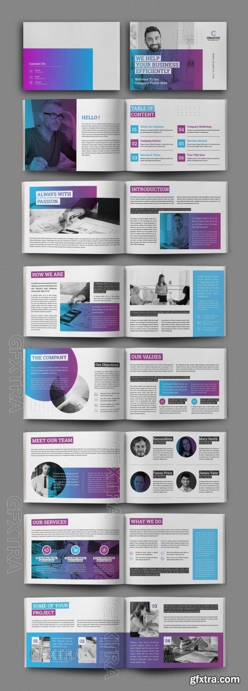 Colorful Company Brochure Template 723806352