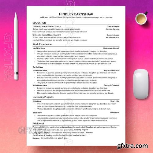 Clean Resume Template Layout 723541076 Clean Resume Template Layout 723541076