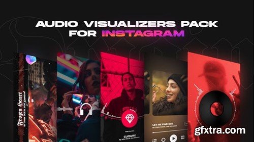 Videohive Origin — Instagram Stories music visualizer template pack for After Effects 38587352
