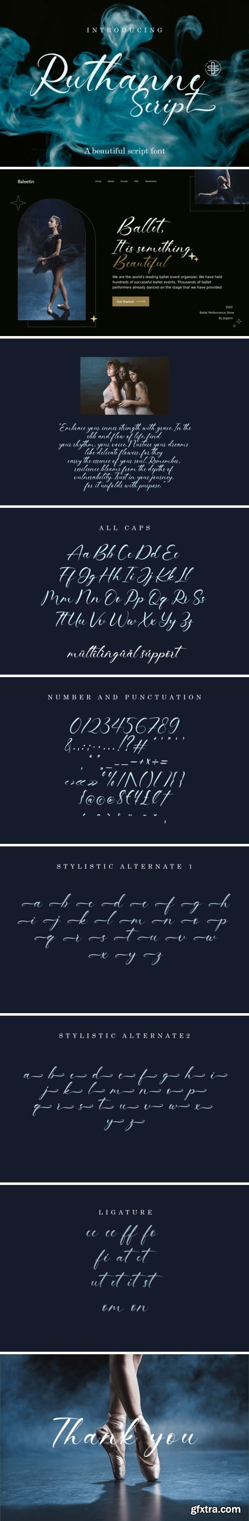 Ruthanne Script Font
