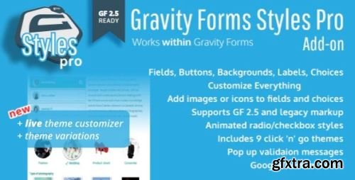 CodeCanyon - Gravity Forms Styles Pro Add-on v3.1.3 - 18880940 - Nulled