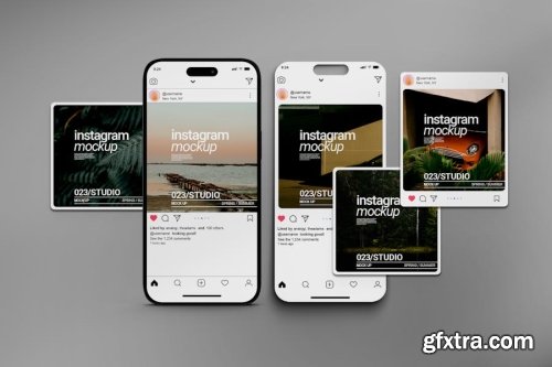 Instagram Post Mockup Collections 11xPSD