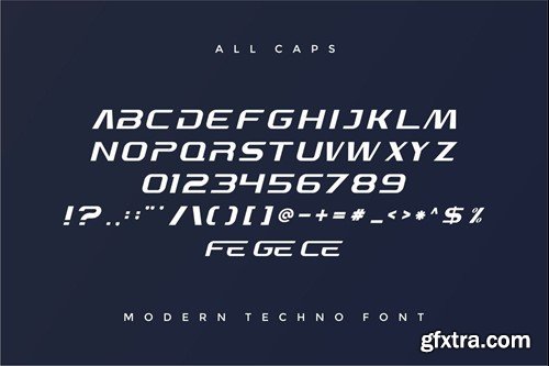 Genpro Modern Techno Font RBNP8A7